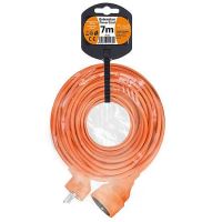 Prodlužovací přívod 1z, 7m, oranžový kabel (1)