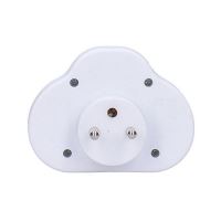 Junction box, 2 x 10A, white, switch (2)