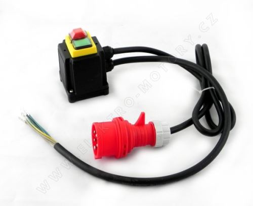 KOA 1T, 400V; Uc=230V; Třífázový elektromagnetický spínač s kabelem zástrčkou 5x16A
