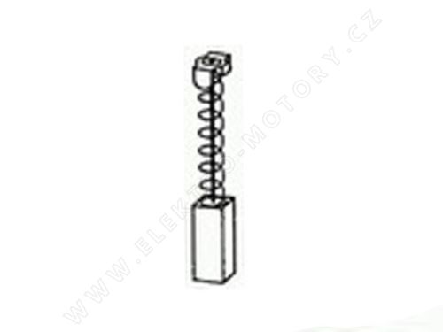 Uhlíkové kefy 8 x 16 x 15 mm AEG Atlas Copco und Milwaukee (2)