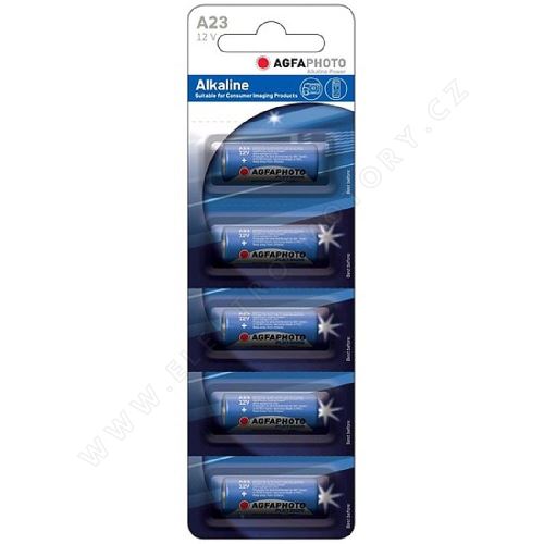 Alkaline battery LRV08-23A-LR23A, AgfaPhoto 5 pcs blister