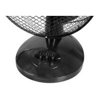 Elektrický ventilátor stolní 23cm, 25W, černý (1)