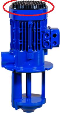 Kryt ventilátoru čerpadla 4 COA 16   (3D)
