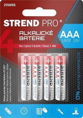 AAA batteries, LR03, 4 pcs