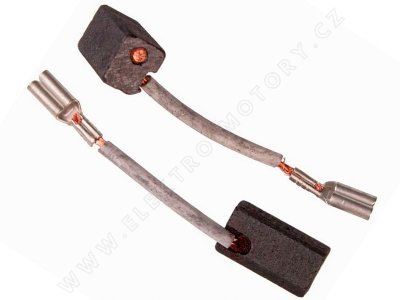 Uhlíkové kartáče  6,5 x 7,5 x 14 mm Hitachi   