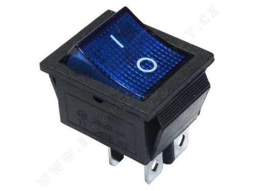 vypínač kolískový ON-OFF 2pól. 250V / 15A (1)
