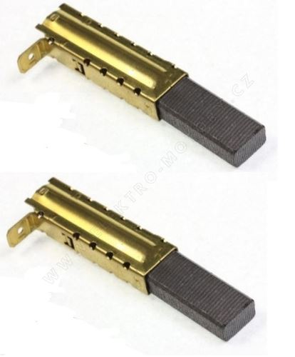 Uhlík -pár 6,3 x 11,3 x 29,5/43 mm v puzdre (2)