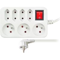 Extension lead internal 7z with switch, 2m (2)