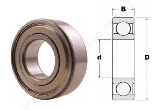 Ball bearing 608 2Z_C3_GPSD