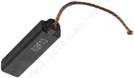 Uhlíkový kartáč  6,3 x 10 x 34  mm      