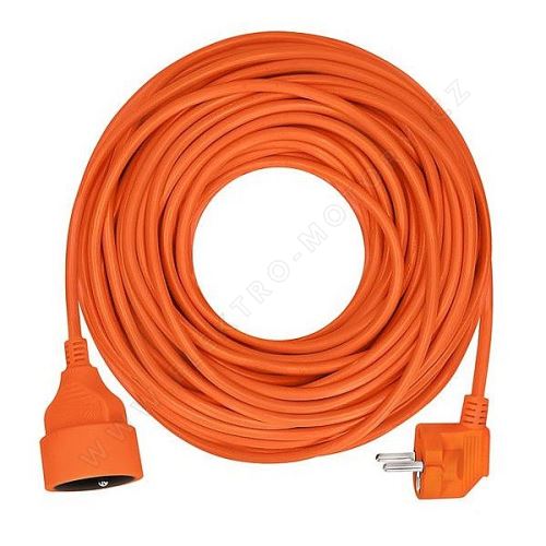 Extension lead 1z, 20m, orange cable