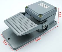 Nožný potenciometer MDB-L01BS; 10k, kov, sivý (3)