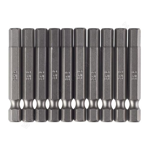 Skrutkovací bit HEX6 50mm AEG, sada 10ks