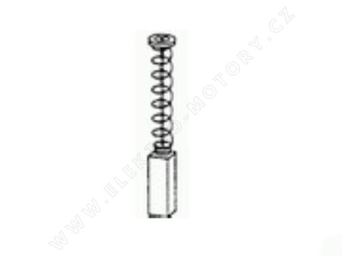 Carbon pair 6.5 x 7.5 x 13 mm Hitachi original (DH 24PB3)