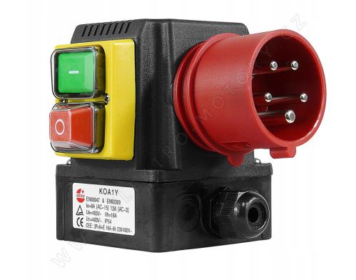 KOA 1Y_400V_Třífázový elektromagnetický spínač s vidlicí (5P) otočná fáze