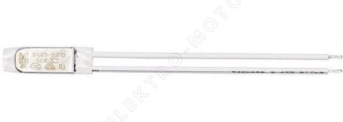 Termostat  spínací -vratný_BK05-BB1D_ 35°C_  15mm_ 250V/5A_bimetalový_kov.     