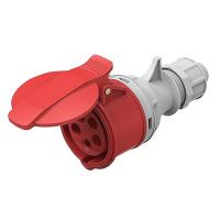 Straight socket, 5-pole, 400v/16A, IP44 (3)
