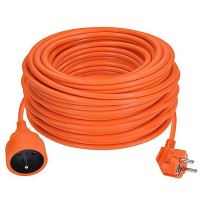 Predlžovací prívod 1z, oranžový kábel, spojka, 40 m, 3 x 1,5mm2 (1)