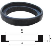 Seal 144 x 8/17 mm; bottom for vacuum cleaner motors