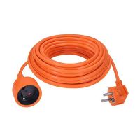 Prodlužovací přívod 1z, 7m, oranžový kabel (2)