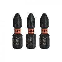 Screwdriver bit PH2 25mm AEG, set of 3 pcs