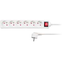 Extension lead internal 6z with switch, 2m (1)