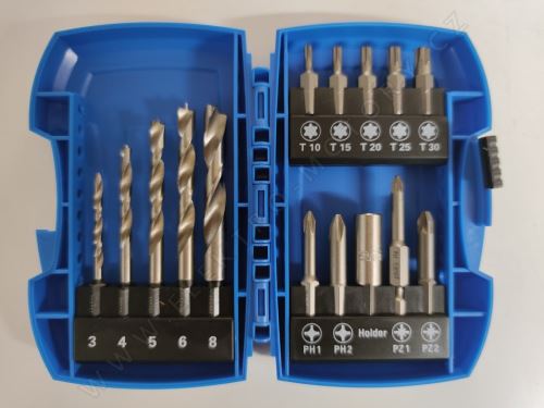 Bit Box Set 15ks Wood Narex