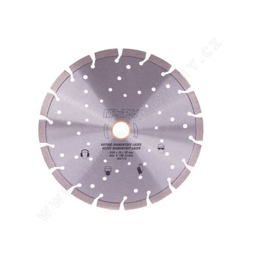 Diamond segment laser disc