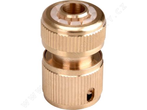 quick coupling on hose, 1/2 ", BRASS
