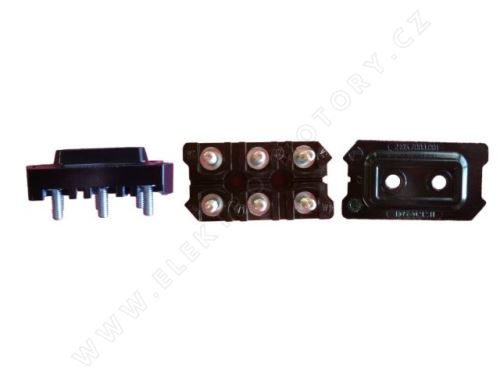 Terminal block 1LA706-709 / 63, 71, 80, 90; M4 galvanized 2105.7003.001 SIEMENS (1)