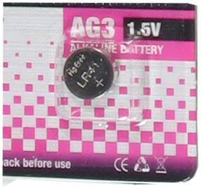 Batéria alkalická gombíková 1,55V, LR41 (AG3) náhrada-(AG3,LR736,GP392)