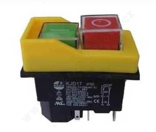 KJD 17 (ZCD-01) 230V_vstavaný jednofázový elektromagnetický spínač