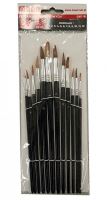 Set of 12 round brushes Set of 12 round brushes