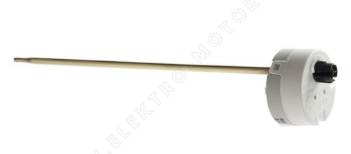termostat bojleru stonkový kulatý TSE T 115 /0-80°C/  L-27cm s pojistkou