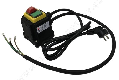KOA2T (KOA 24-35) 230V, Jednofázový elektromagnetický spínač s kabelem a vidlicí