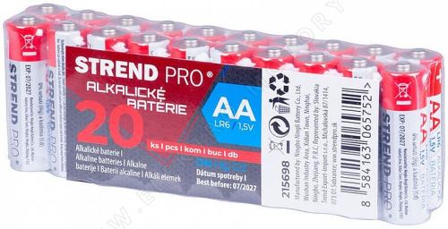 Batteries AA, LR6, 20 pcs