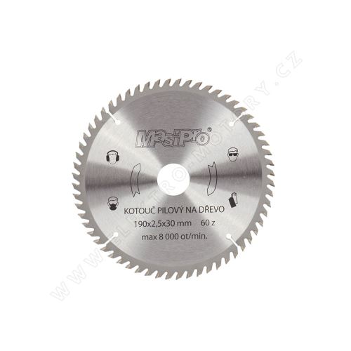 Saw blade for wood, 500x4.0x30mm/60z
