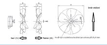 push fan propeller AL 254 mm 28 ° (B) (1)