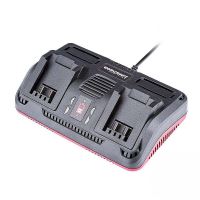 Elektrická nabíječka pro 2 aku CLC-20V-2.4D Worcraft, S20Li, 20V (3)