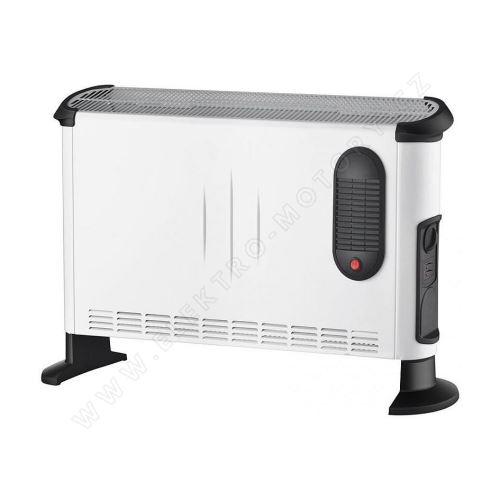 Convector DL05-20B, 750/1250/2000W, 230V,+fan with heating