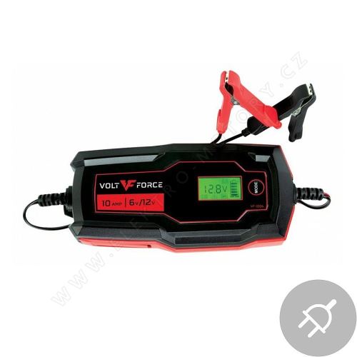 Electric car battery charger BD02-Z10.0A-P1, 2A/10A, 6V/12V, IP65, LCD
