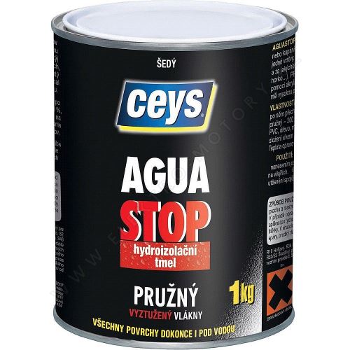 Agua Stop CEYS hydroizolačný tmel šedý 1kg
