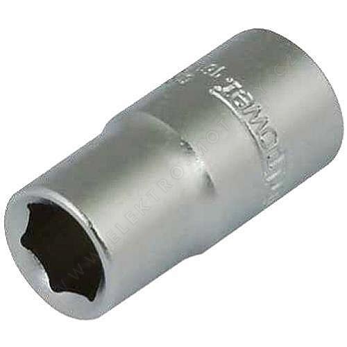 Whirlpower® Head 16121-11, 13mm, 1/4", Cr-V, 6-point, short