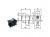 rocker switch ON- (ON) 2pol. 250V / 3A
