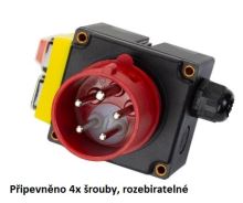 KOA 7; 400V; Třífázový elektromagnetický spínač se vidlicí, otočná fáze (1)