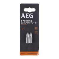 Skrutkovací bit PH2 25mm AEG, sada 2ks (2)