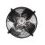 YWF 4E-350 B 230V / 1400rpm. pressure fan with wire cover.