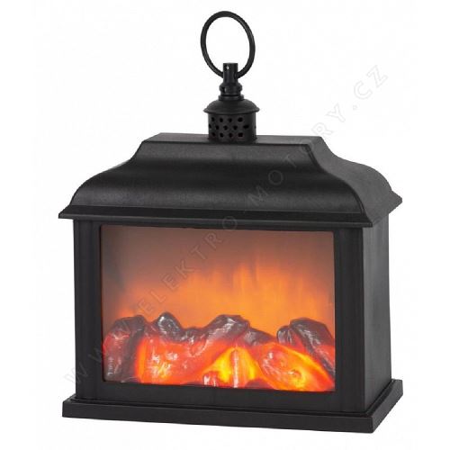 MagicHome fireplace, 3xSMD LED, timer, 3xAA, 21x10x27cm