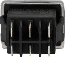Rocker switch ON-OFF 2-pole 250V/15A (6 pins) with cover SVK 532-CD(3)