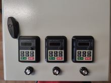 Switchboard 1.5kW, power supply 400VAC GD10-1R5G-S4-B; output 4.2A